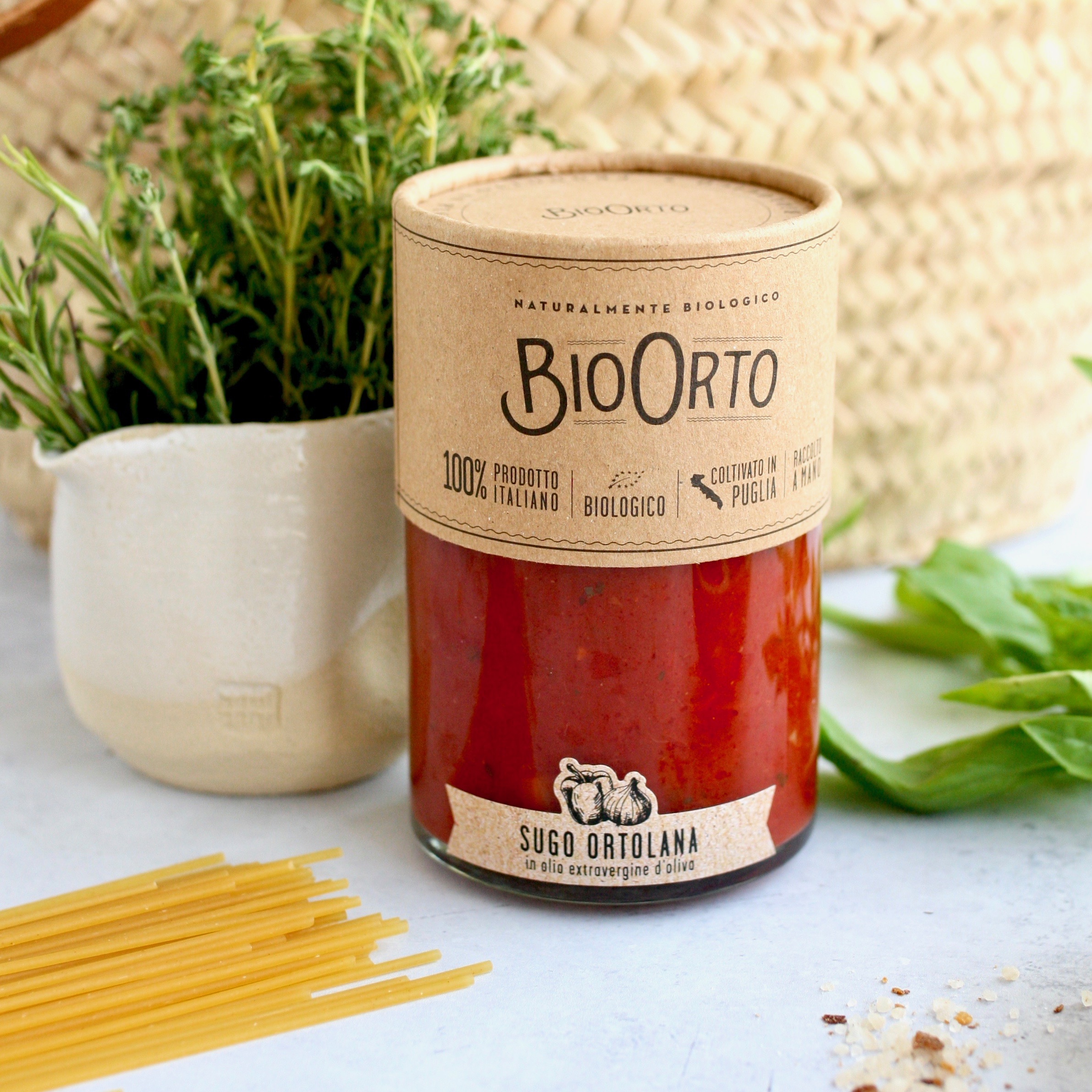 BioOrto Sos de rosii cu legume Ortolana bio, 370ml - imagine 2