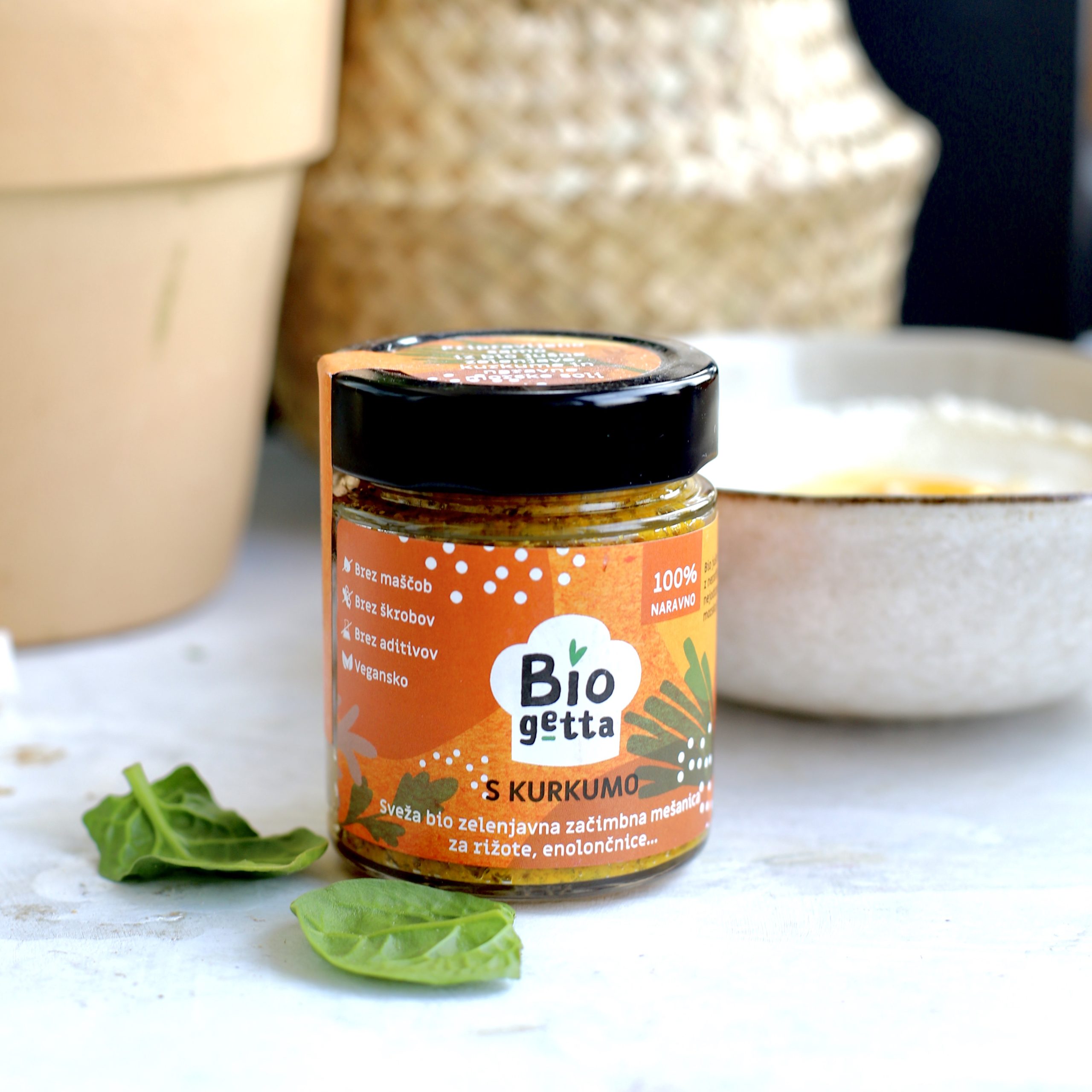 Biogetta turmeric Bază de legume bio, 190 g - imagine 3