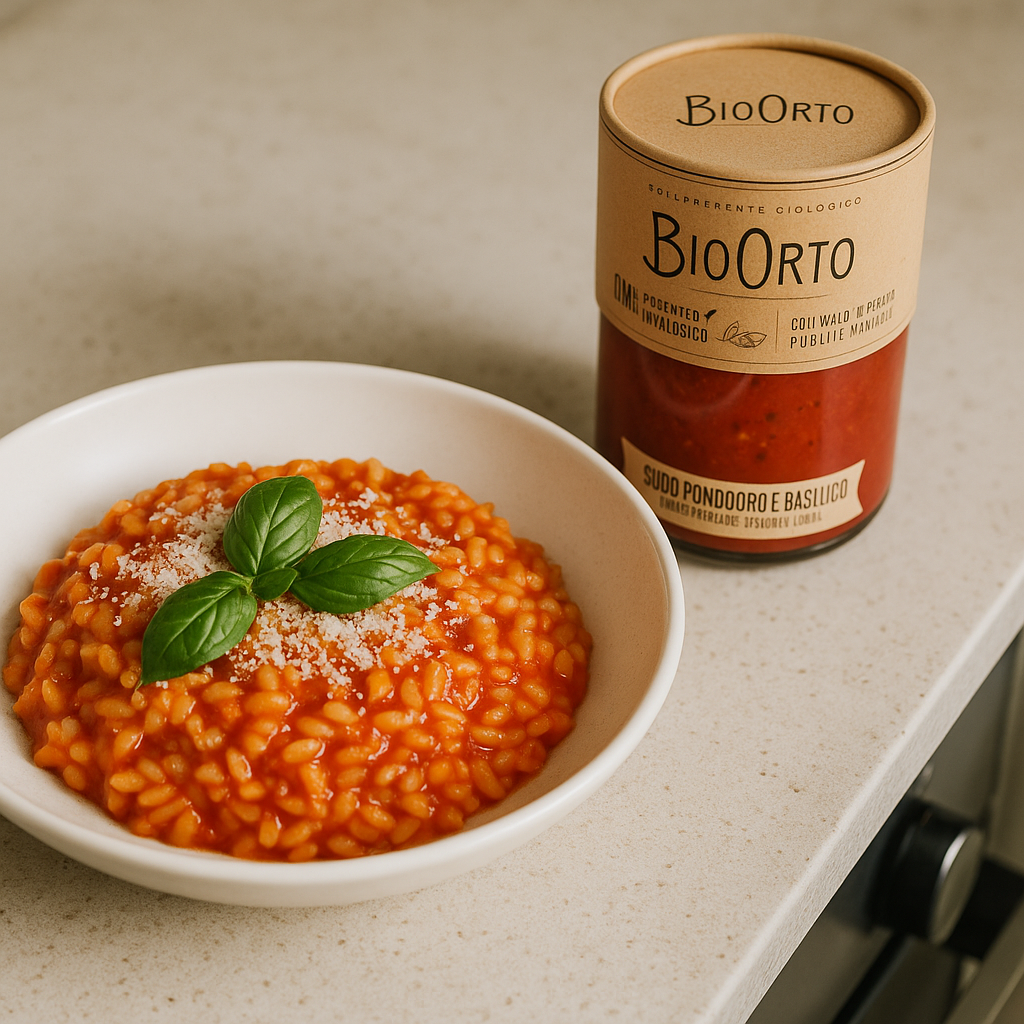 BioOrto Cutia cu sosuri Basilico bio 370ml, 6 buc - imagine 3