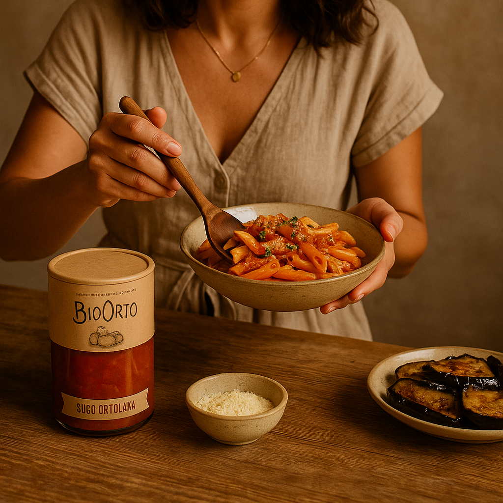 BioOrto Sos de rosii cu busuioc bio, 370ml - imagine 4